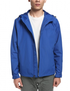 

Meaneor Navy blue New Men Casual Long Sleeve Outdoor Waterproof Hooded Coats & Jackets, Multicolor