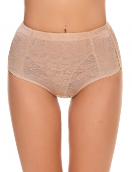 

Apricot Women's Lace Body Shaper Jacquard Padded Panties, Multicolor