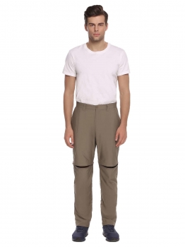 

Khaki Casual Sport Training Trail Convertible Pants, Multicolor