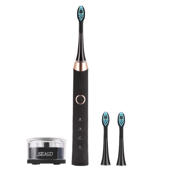

Sonic Healthy Black Electric Toothbrush, Blue " Black