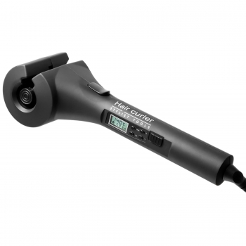 

Black Automatic LCD Display Ceramic Hair Curler, Multicolor