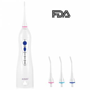 

Blue Portable Handhold USB Oral Irrigator Replacement Nozzle for Home Travel, Multicolor