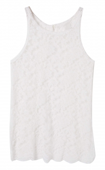

White High Quality Summer Women Lace Backless Sleeveless Hollow Out Blouse Tops Vests Tanks & Camis, Multicolor