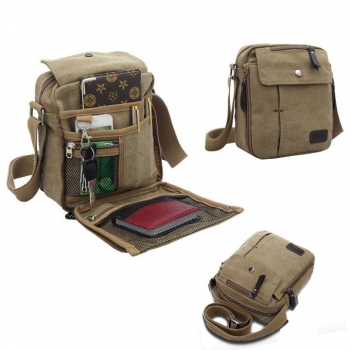 

New Men's Vintage Canvas Multifunction Travel Satchel " Messenger Shoulder Bag Wholesale & Retail
