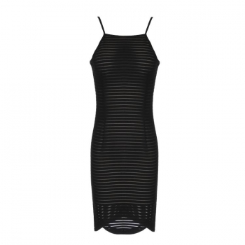 

Black Stylish Ladies Women Backless Spaghetti Straps Back Zipper Solid Sexy Mini Casual Party Beach Going Out Dresses, Multicolor
