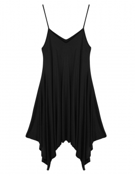 

Black V-Neck Loose Sleeveless Regular Party Romper, Multicolor