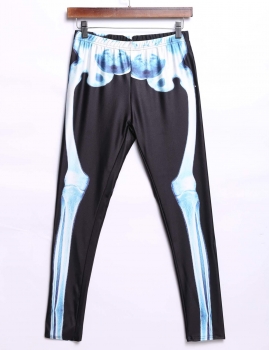 

Blue New Fashion Women Print Star Elastic Long Pants Leggings, Multicolor