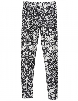 

Black Fashion Women Casual Print Elastic Waist Ankle Length Leggings Pants, Multicolor