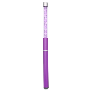 

1PC Nail Care Tools Crystal Gel Pen Brush Handle Nail Art Pen 4 Colors, Purple