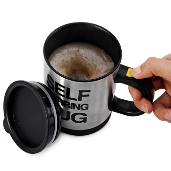 

Automatic Coffee Mixing Mug, Silver