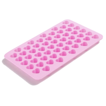 

Pink 55 Sweet Hearts Silicone Chocolate Cookie Mould Baking