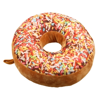 

3D Cute Donut Round Cushion Ring Soft Throw Pillow Home Decor Gifts, Multicolor