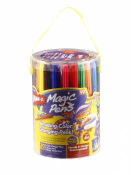 

20PCS Color Changing Eraser Magic Pens Set Makers Stencils Blow Pen