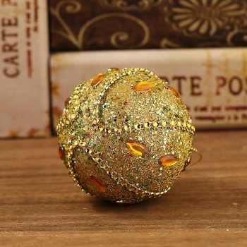 

Gold Christmas Ball Ornament Shatterproof Tree Decoration Balls Party, Multicolor