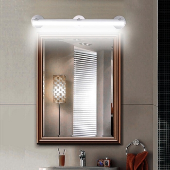 

6W Mirror Front 30 LED Lamp with Suction Mounting Bathroom Display
