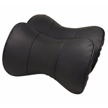 

Black Car Seat Bone Shape Neck Support Pillow Pad Cushion Headrest Auto Accessories, Multicolor