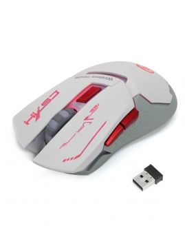 

The Wireless USB Charging Colorful Glowing Mouse Game, White