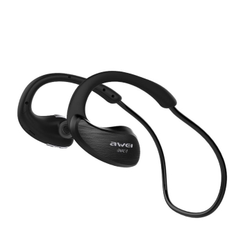 

Black AWEI A885 Wireless Bluetooth 4.1 Headset Running Waterproof Stereo Sports Neckband Headphones, Multicolor