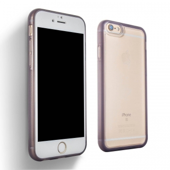 

Gray Anti-Gravity Transparent SE Nano Adsorption Phone Case Cover For iPhone, Multicolor