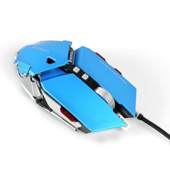 

Blue Optoelectronics Metal Macro Programming Game Mouse, Multicolor