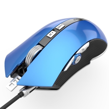 

Blue Gaming Machine Macro Programming Free Counterweight Mouse, Multicolor