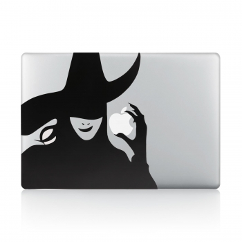 

For MacBook Notebook Witch Pattern Local Personality Creative Stickers, Multicolor