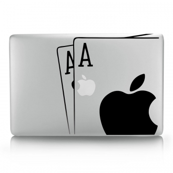 

For MacBook Notebook Poker Pattern Local Personality Creative Stickers, Multicolor
