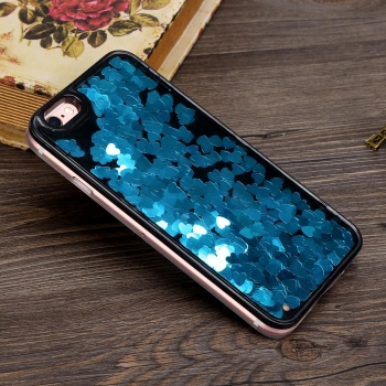 

Blue Flashing Light Soft Side Phone Case For iPhone 6"6S, Multicolor