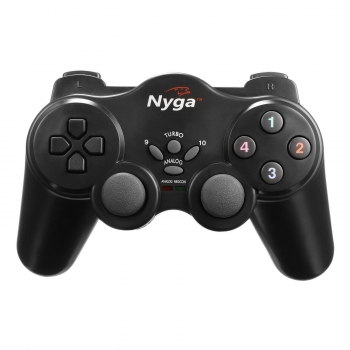 

NYGACN NJU816 2.4G Wireless Connection Gamepad Controller Joystick, Black