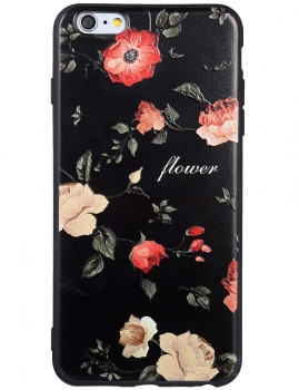 

Embossed Rose Petal Silicone Phone Case For iPhone6S"6SPlus iPhone7"7Plus, Multicolor