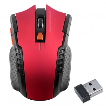 

Red 2.4Ghz Portable Wireless Optical Gaming Mouse