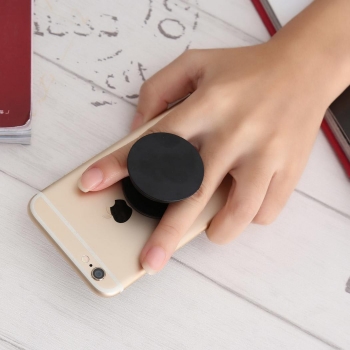 

Solid Multi - Functional Mobile Phone Stand Mount Holder Balloon Stent, Black