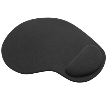 

Black Comfortable Solid Computer Soft Mouse Mice Pad with Foam Wrist Support, Multicolor