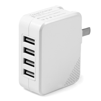 

AC Power Adapter Travel Fast Portable 4 Port USB Wall Charge