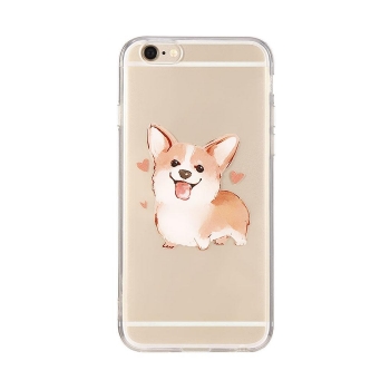 

Pattern 1 Cartoon Transparent Hard Plastic Phone Cover for iPhone 6s "6s Plus "7, Multicolor