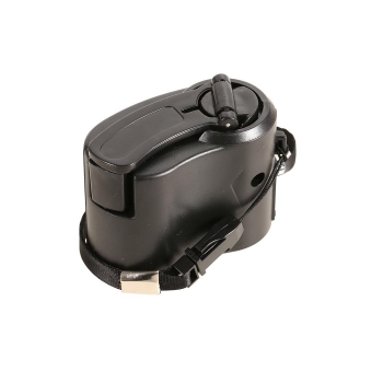 

Black Travel Mini USB Hand Crank Self Powered Power Bank Phone Charger, Multicolor