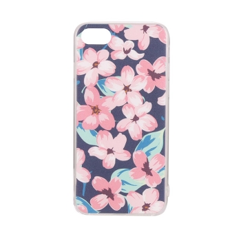 

Phone Case Vintage Style Flower Print TPU for iPhone, Multicolor