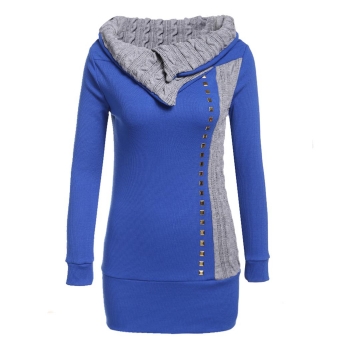 

Blue New Fashion Women Casual Plus Size Knitted Jumper Tops Sweaters & Cardigans, Multicolor