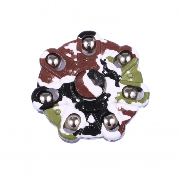 

Seven Angles Camouflage Depressurize Hand Spinner Fidget Spinner, Colorful