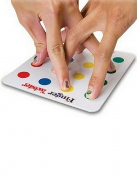 

Multiplayer Game Finger Twister, White