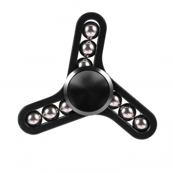

Black Nine Beads 360 Tri-Spinner Hand Spinner Fidget, Multicolor