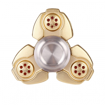 

Gold Tri-Spinner Zinc Alloy Hand Spinner Fidget, Multicolor