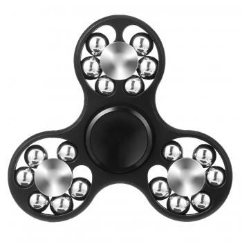 

Black Children Game Hand Spinner Toys Alloy Metal Finger Toys, Multicolor