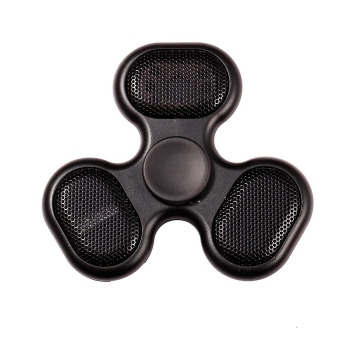 

Black LED Light Switch Bluetooth Speaker Music Hand Finger EDC Focus Toy, Multicolor