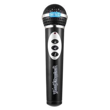 

Black Microphone Mic Singing Funny Gift Music for Kid Toys, Multicolor