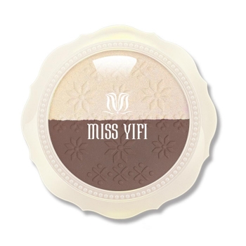 

Contour Highlighter Shadow Double Color Makeup Powder, Gold