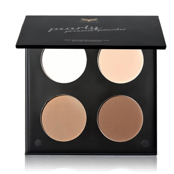 

4 Colors Shimmer Matte Eye Shadow Palette Face Contour and Glow Pressed Powder Highlighter