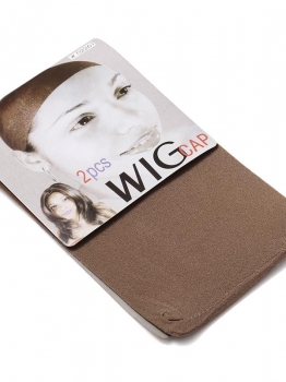 

Nude Breathable Stretchable Nylon Stretch Stocking Pack of 2 Wig Caps, Multicolor