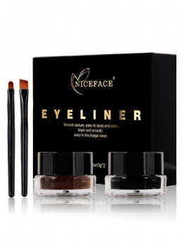 

NICEFACE 2pcs Eyeliner and Makeup Brush Set
