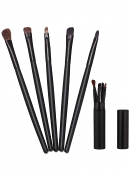 

5 color 5pcs Portable Professional Synthetic Hair Eyeshadow Eyeliner Makeup Brushes Set Cosmetic Tool, Multicolor